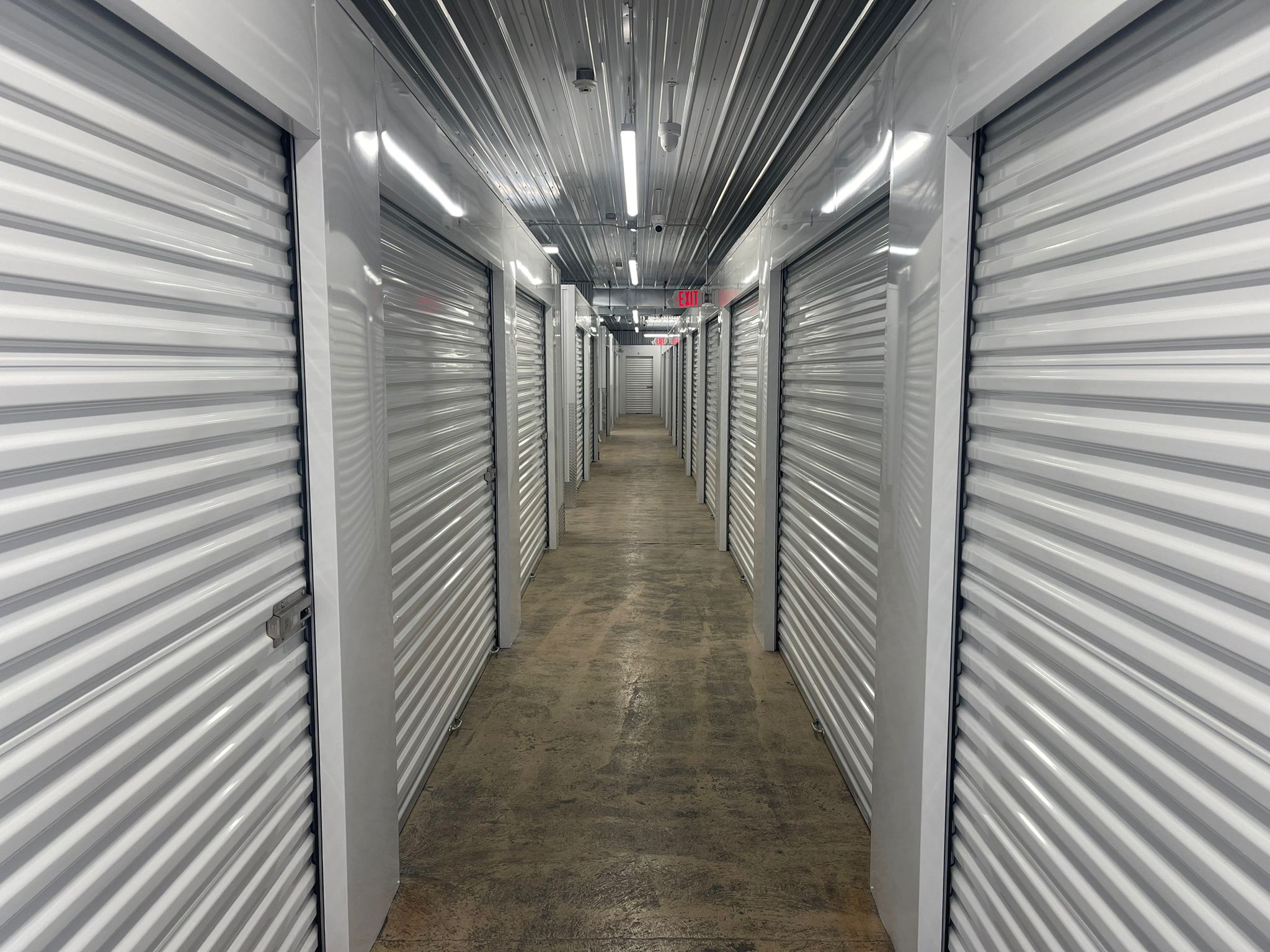 Temperature controlled inside self storage units